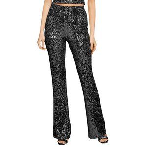 Sequin Bell Bottom Pants